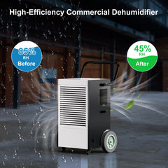 APTOOK 225 Pints 8000 Sq. Ft. Heavy Duty Industrial Dehumidifier OX-90L APTOOK 225 Pints 8000 Sq. Ft. Heavy Duty Industrial Dehumidifier OX-90L