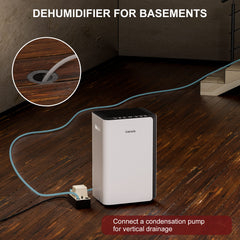 Lienuis 45 Pints 3500 Sq.Ft Intelligent Humidity Control Dehumidifiers OX-45P Lienuis 45 Pints 3500 Sq.Ft Intelligent Humidity Control Dehumidifiers OX-45P