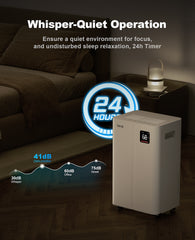 Lienuis OX-50P 50 Pints Dehumidifier for Basements Up to 4500 Sq.Ft
