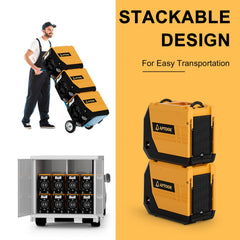 APTOOK 180 Pints Commercial Basement Dehumidifier with Pump OX-R180C