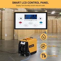 APTOOK 180 Pints Commercial Basement Dehumidifier with Pump OX-R180C