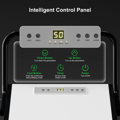 APTOOK 225 Pints 8000 Sq. Ft. Heavy Duty Industrial Dehumidifier OX-90L